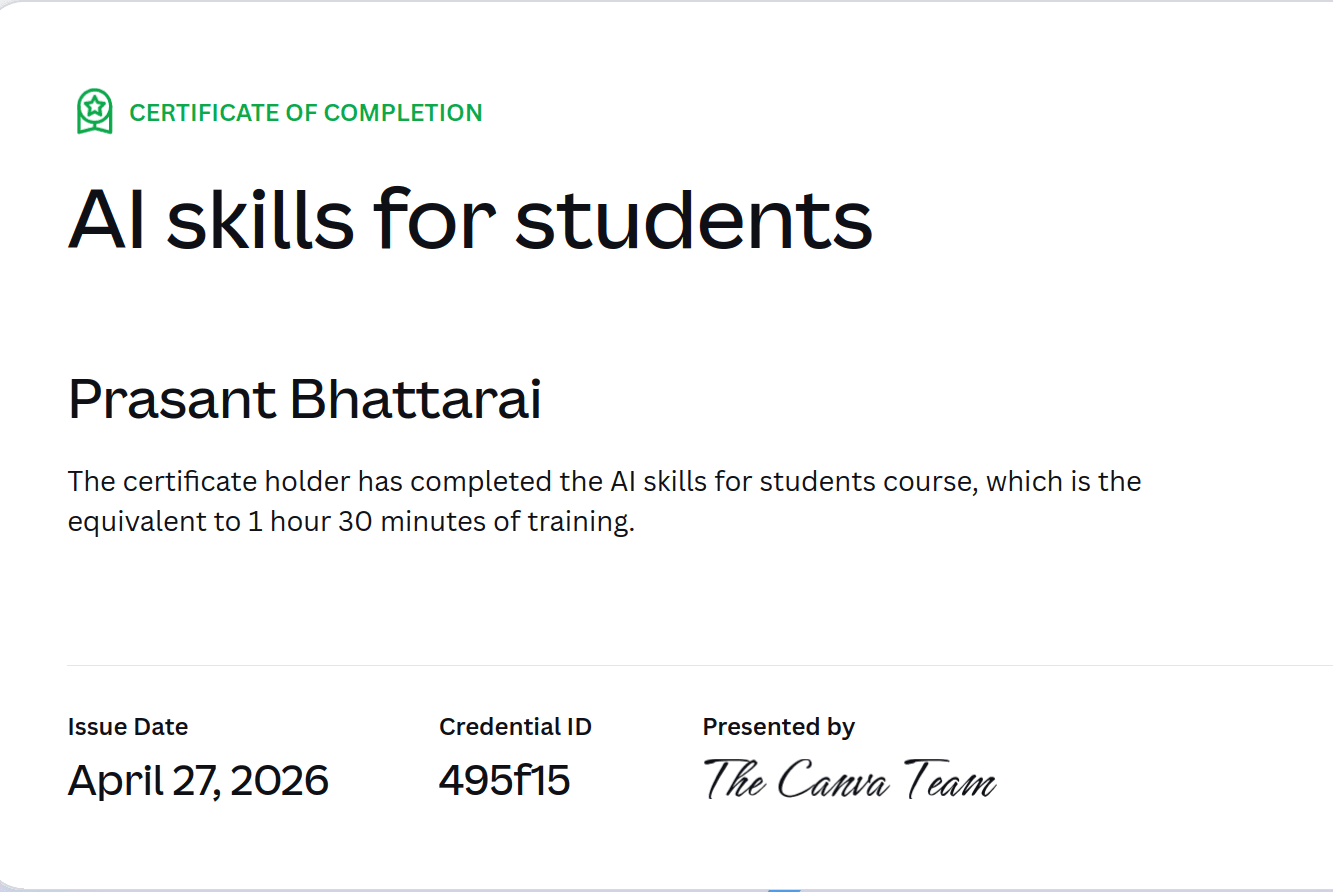 AI skills for students